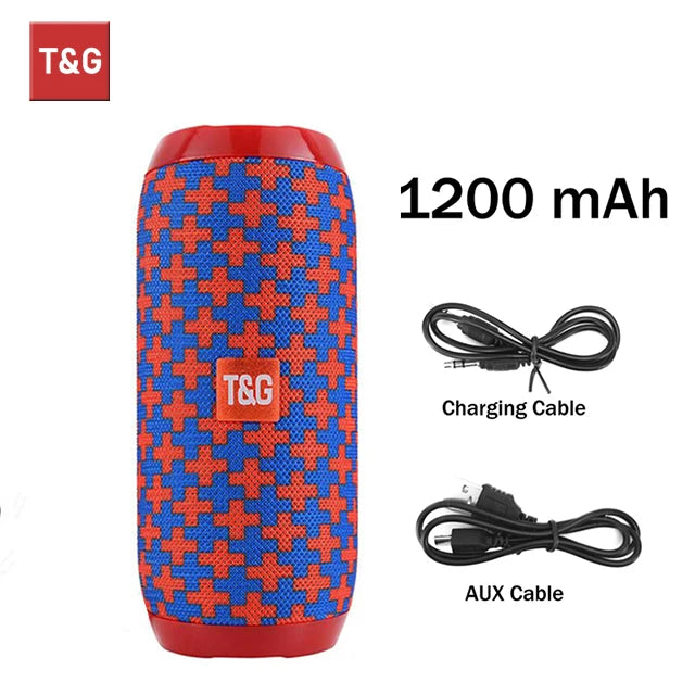Coluna Bluetooth Portátil HD Waterproof