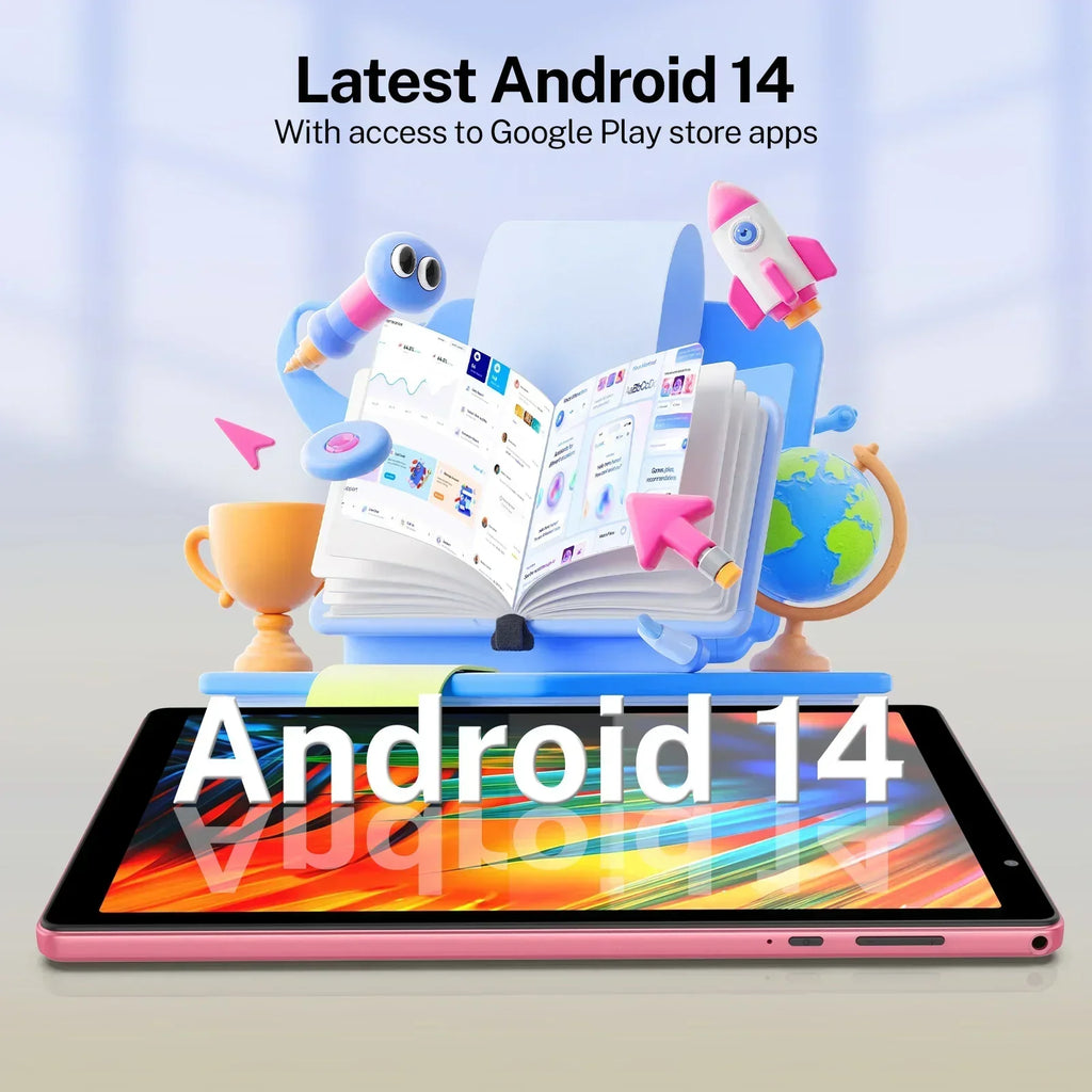 Tablet Android 14 10” | Wi-Fi 5G | HD | Bateria 6000mAh