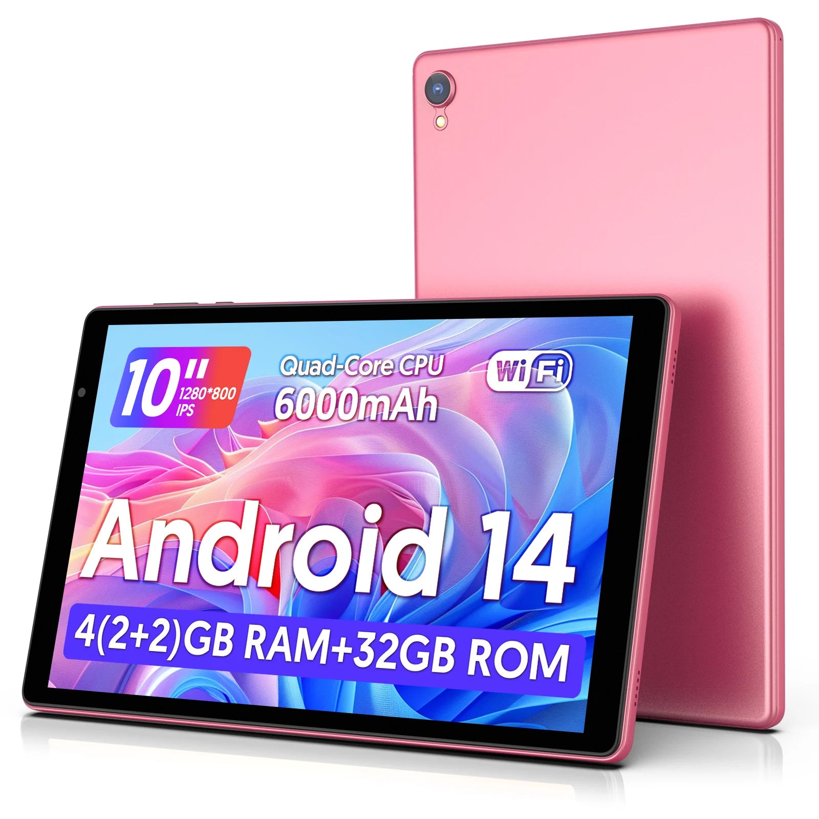 Tablet Android 14 10” | Wi-Fi 5G | HD | Bateria 6000mAh