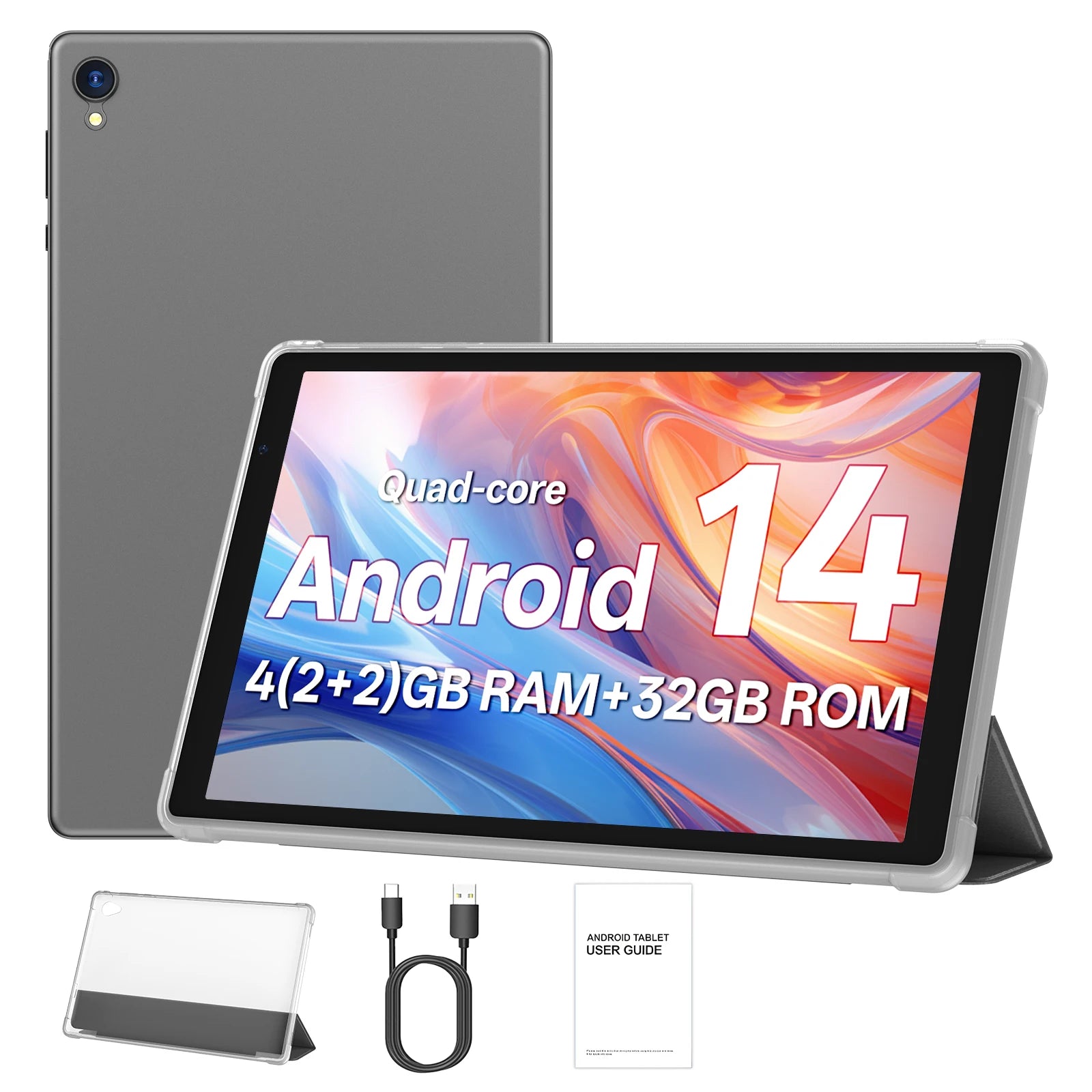 Tablet Android 14 10” | Wi-Fi 5G | HD | Bateria 6000mAh