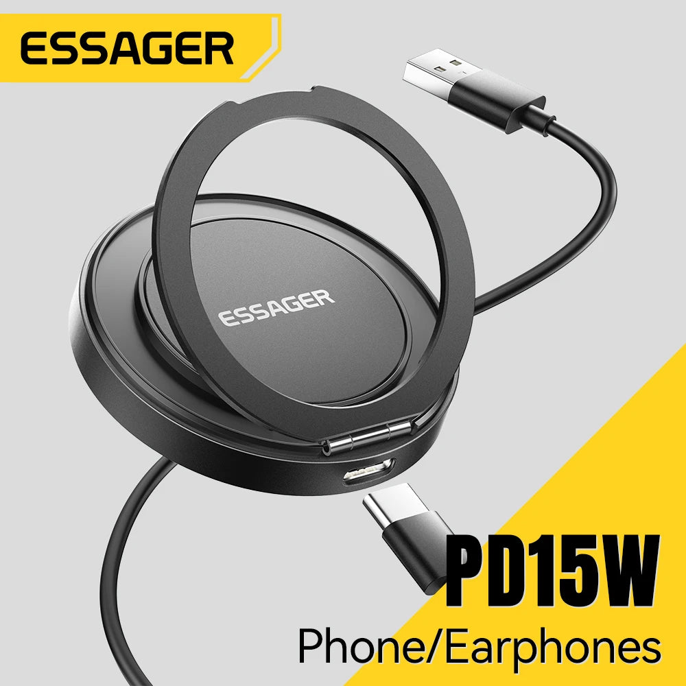 Carregador Magnético Sem Fios 15W para iPhone