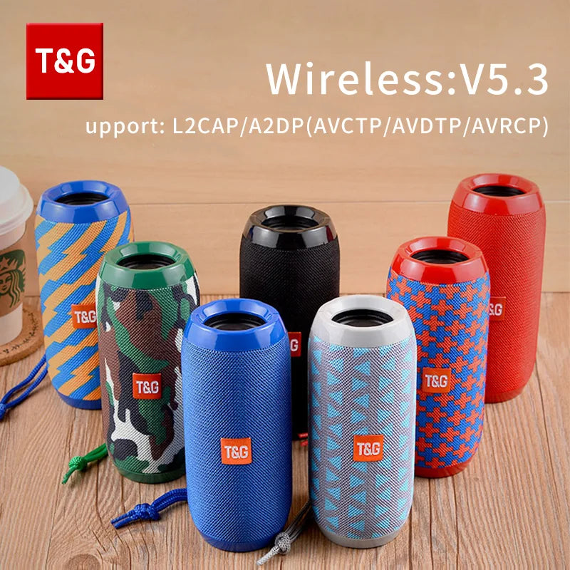 Coluna Bluetooth Portátil HD Waterproof