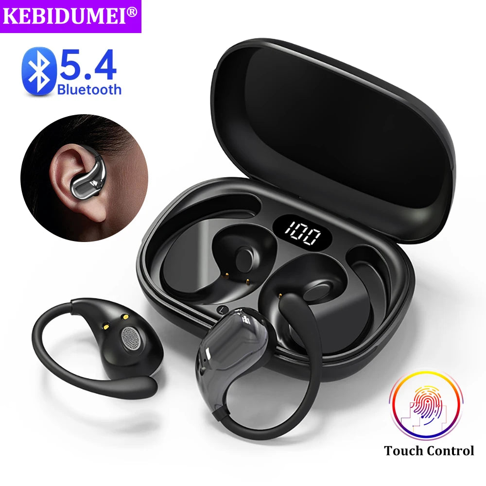 Earbuds Bluetooth 5.4 HD com Display LED