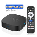 TV Box Android 16 8K com 8GB RAM, 128GB armazenamento e Wi-Fi Dual Band para entretenimento em alta qualidade.