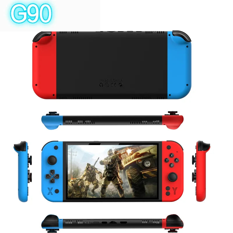 Consola Retro Portátil 7” com 64GB, ecrã HD e milhares de jogos clássicos estilo PSP/PS1.